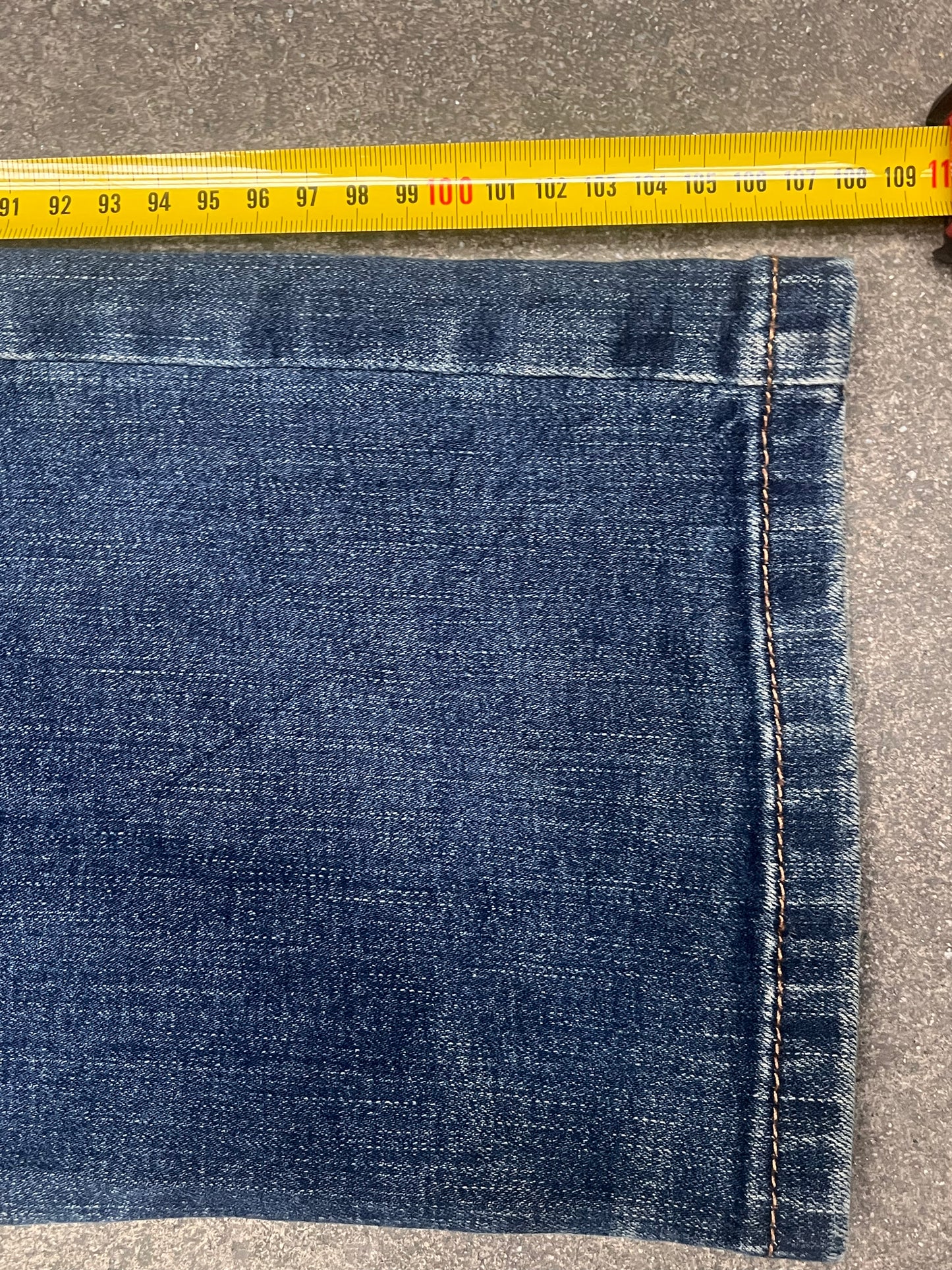 Evisu Oriental print baggy jeans