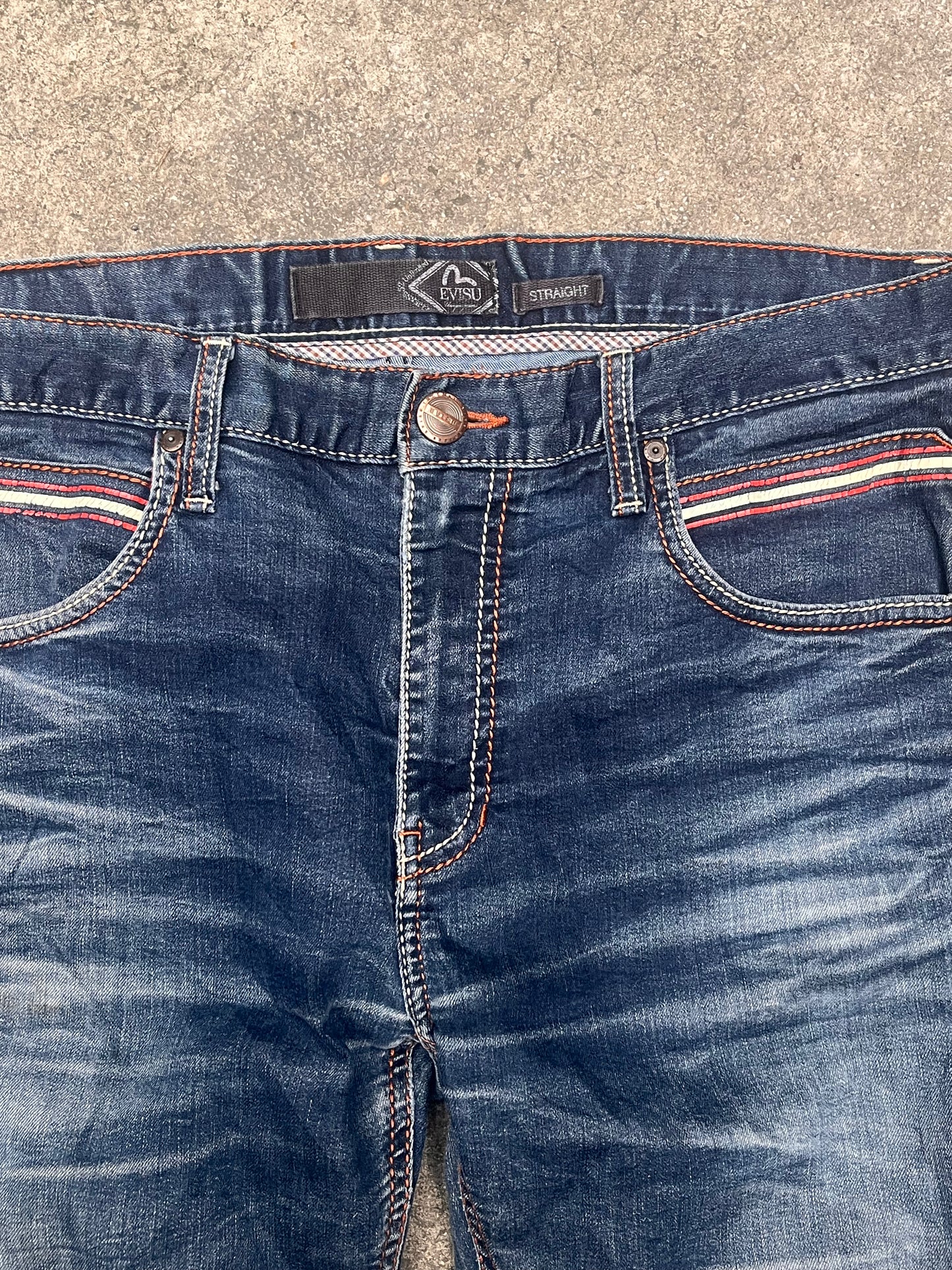 Evisu royal print jeans