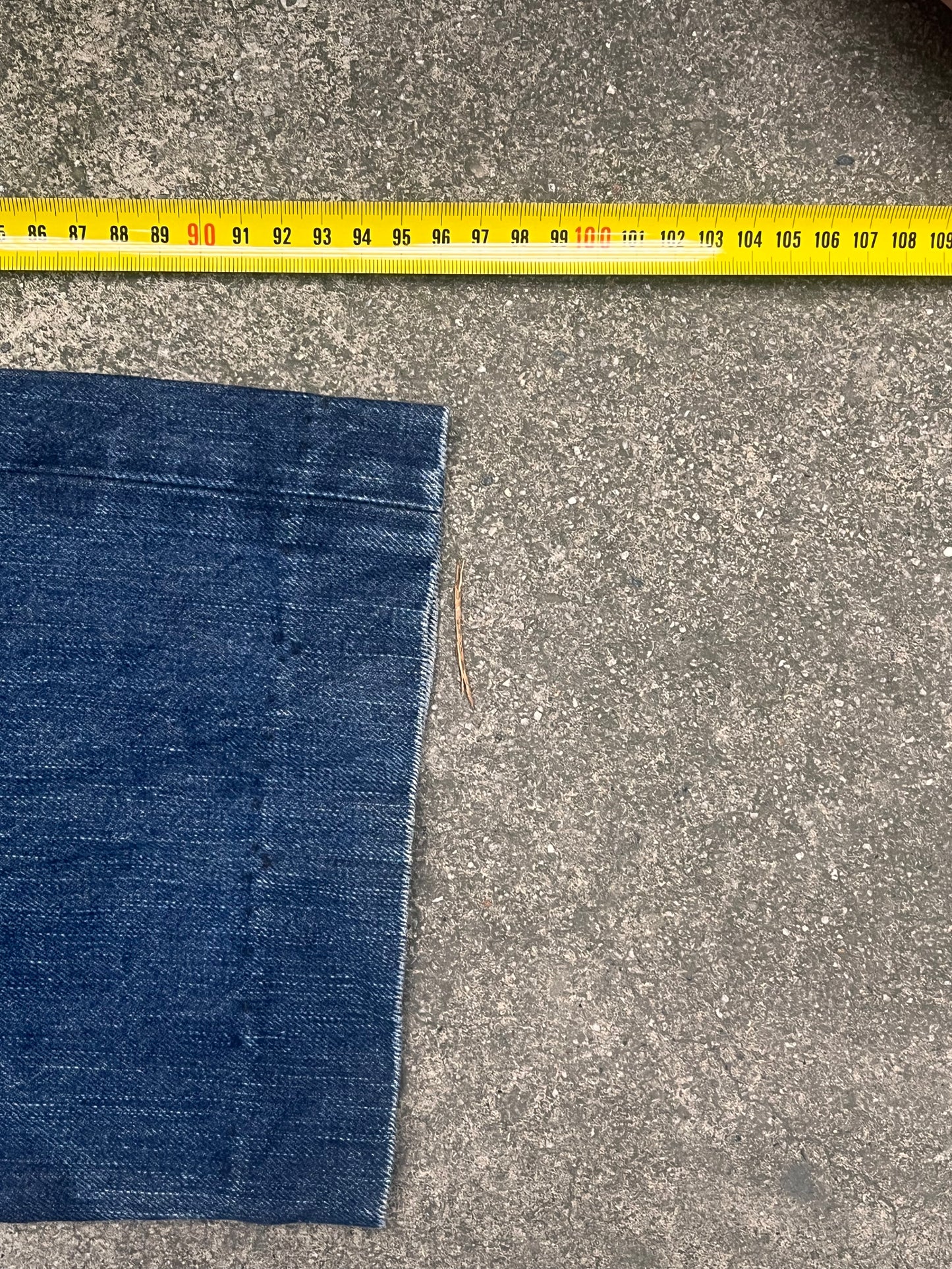 Evisu Yellow logo baggy jeans