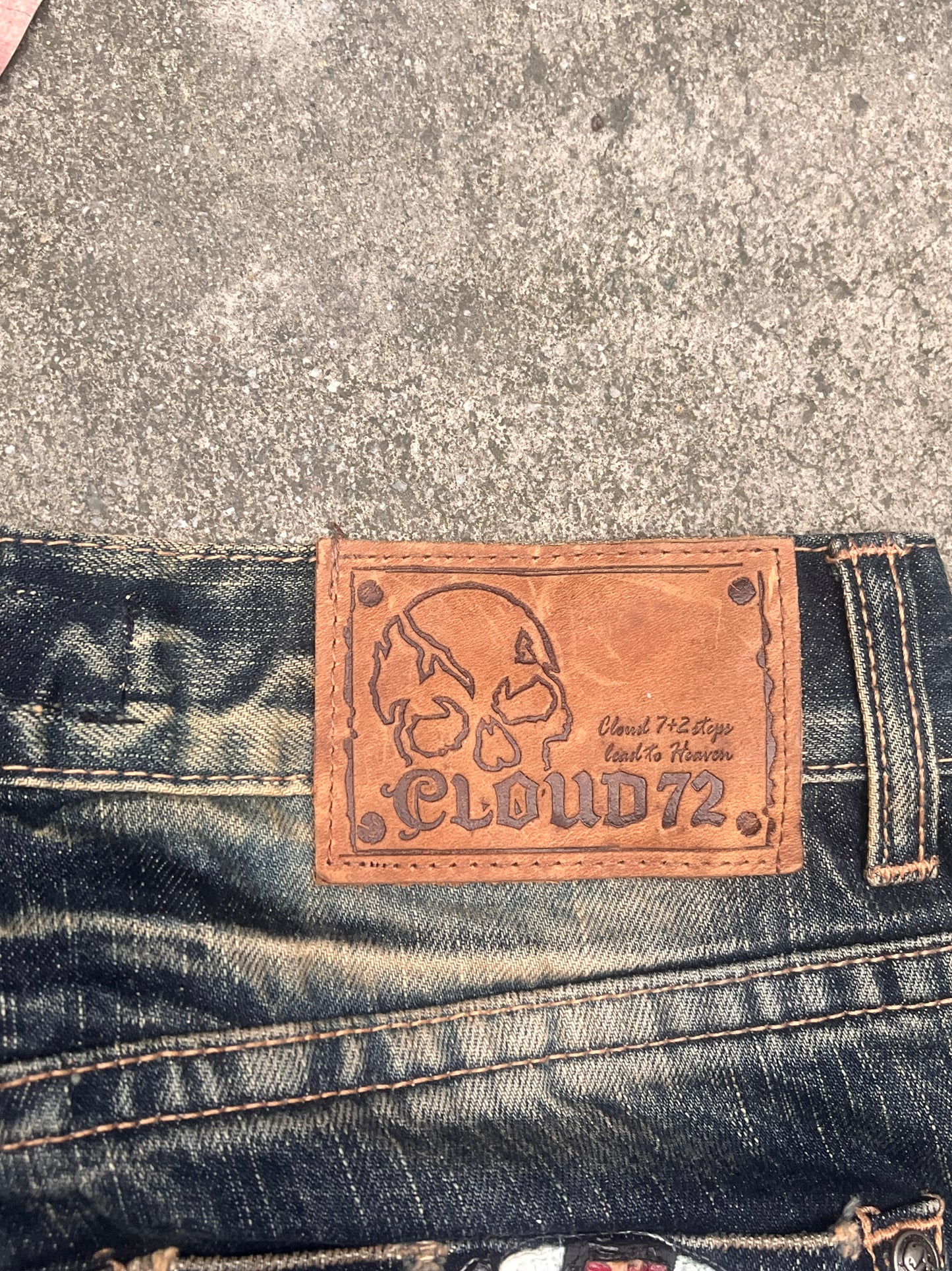 Cloud72 Archive flared skull jeans