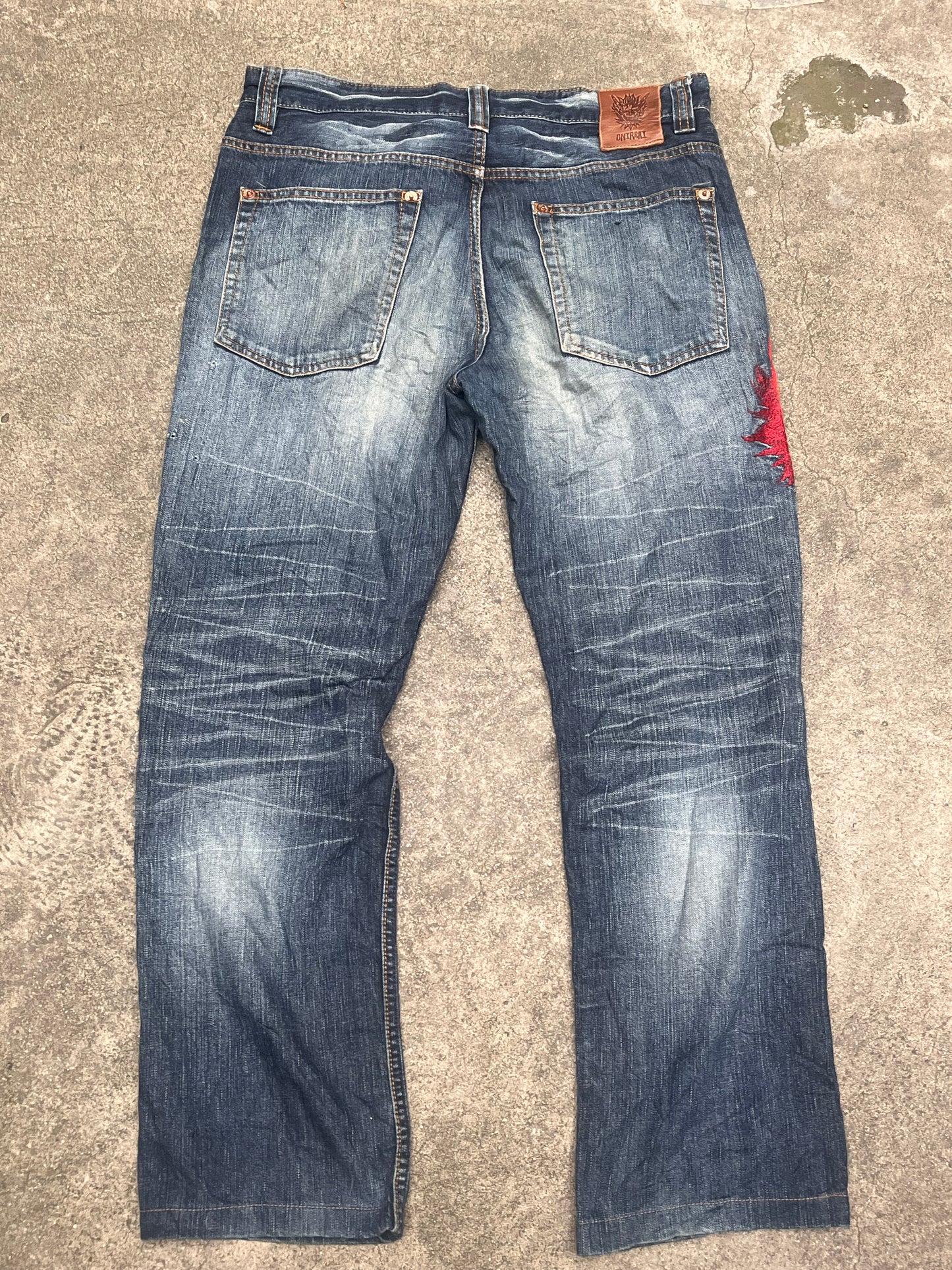 Baggy Oniarai Red Demon jeans