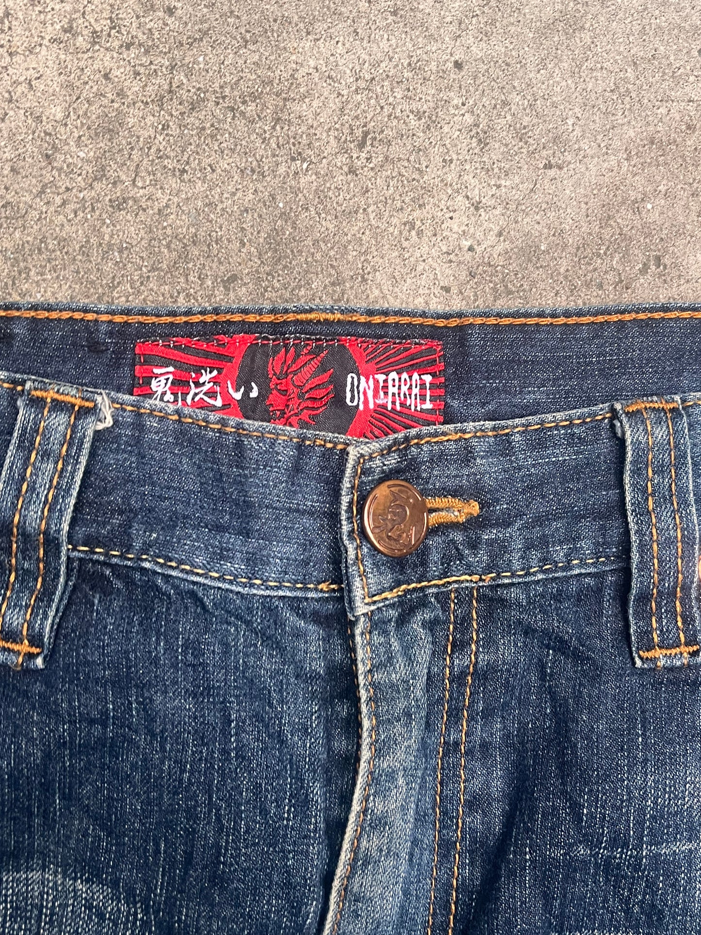 Baggy Oniarai Red Demon jeans