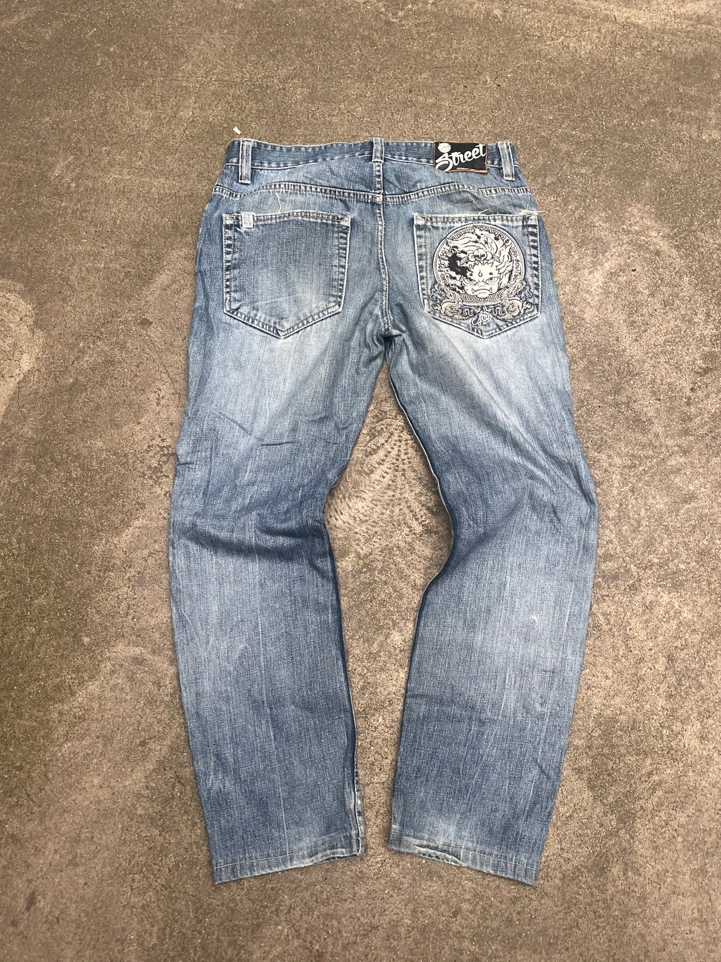 Jizo Street baggy jeans