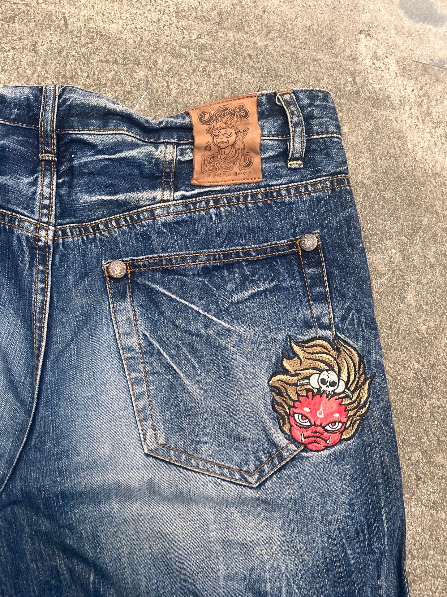 Jizo Bosatsu super baggy denim